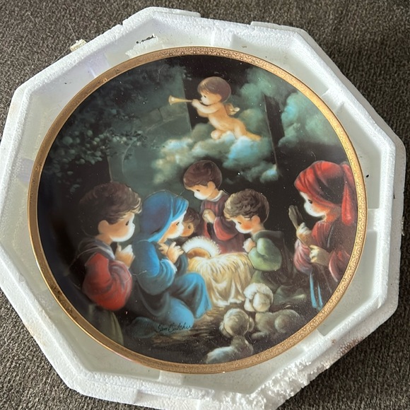 Precious moments plate - Picture 1 of 3